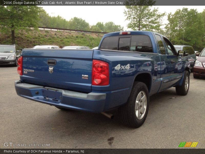 Atlantic Blue Pearl / Medium Slate Gray 2006 Dodge Dakota SLT Club Cab 4x4
