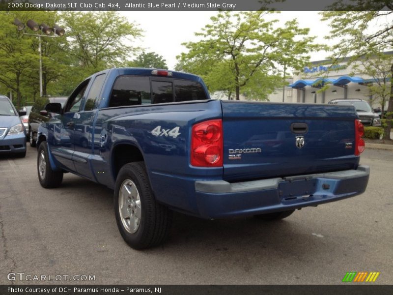 Atlantic Blue Pearl / Medium Slate Gray 2006 Dodge Dakota SLT Club Cab 4x4