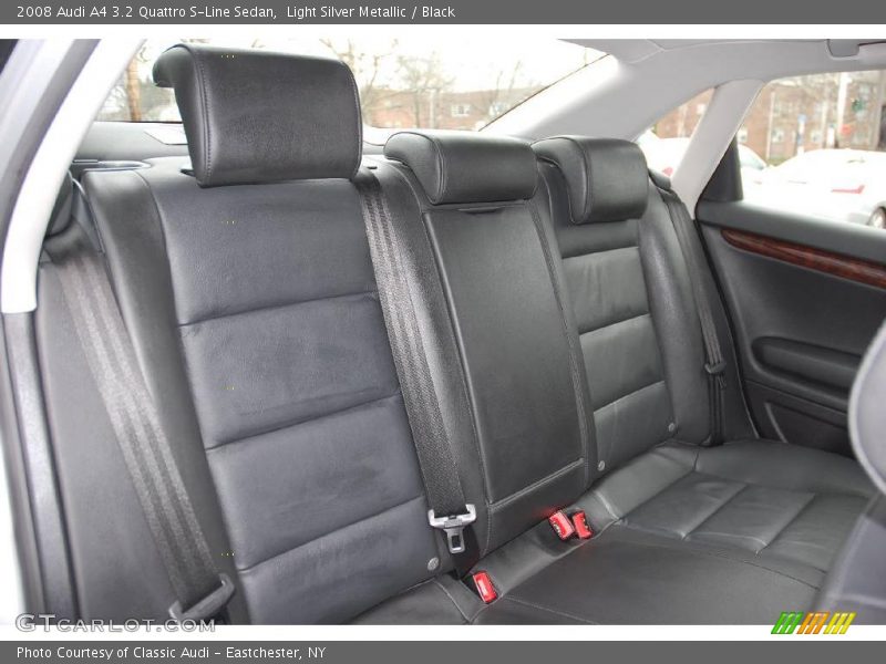 Light Silver Metallic / Black 2008 Audi A4 3.2 Quattro S-Line Sedan