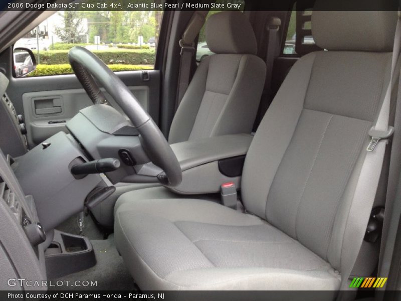 Atlantic Blue Pearl / Medium Slate Gray 2006 Dodge Dakota SLT Club Cab 4x4