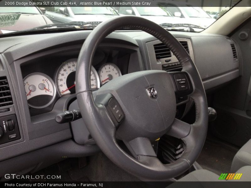 Atlantic Blue Pearl / Medium Slate Gray 2006 Dodge Dakota SLT Club Cab 4x4
