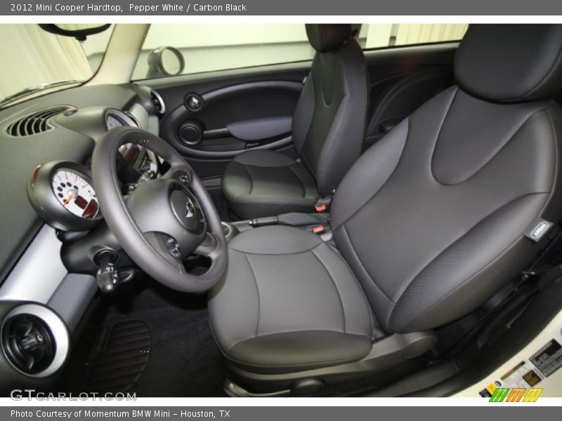 Pepper White / Carbon Black 2012 Mini Cooper Hardtop
