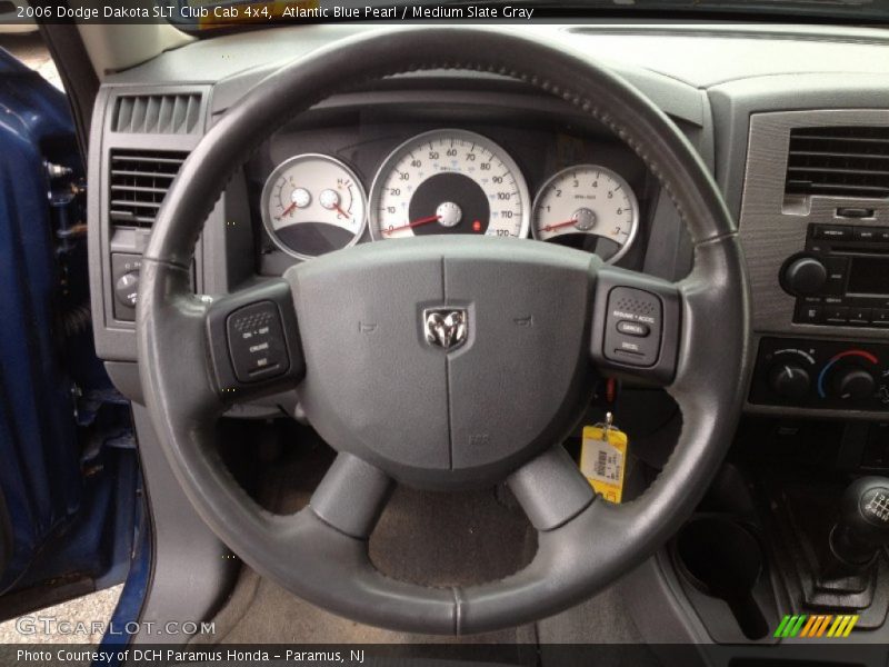 Atlantic Blue Pearl / Medium Slate Gray 2006 Dodge Dakota SLT Club Cab 4x4