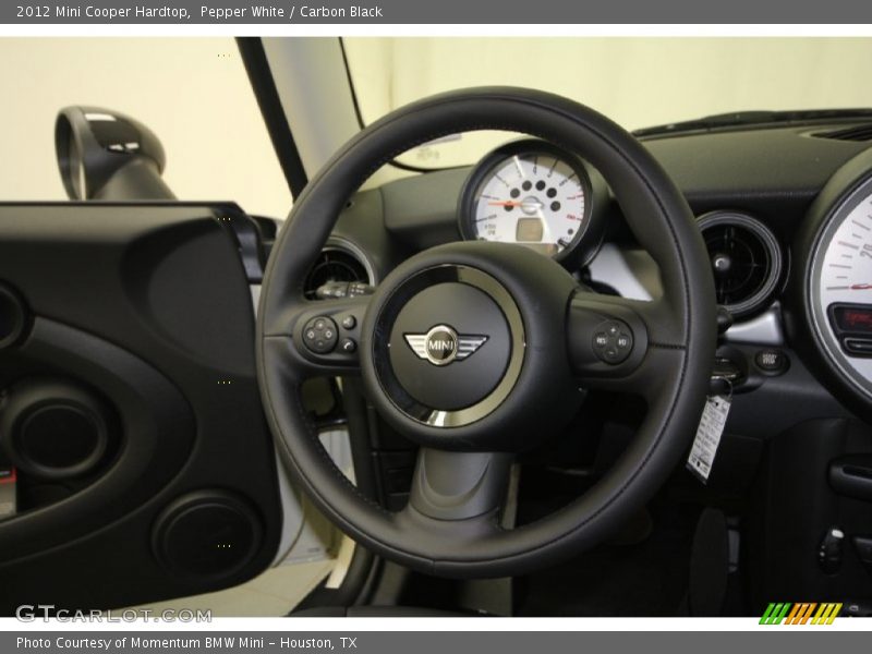 Pepper White / Carbon Black 2012 Mini Cooper Hardtop