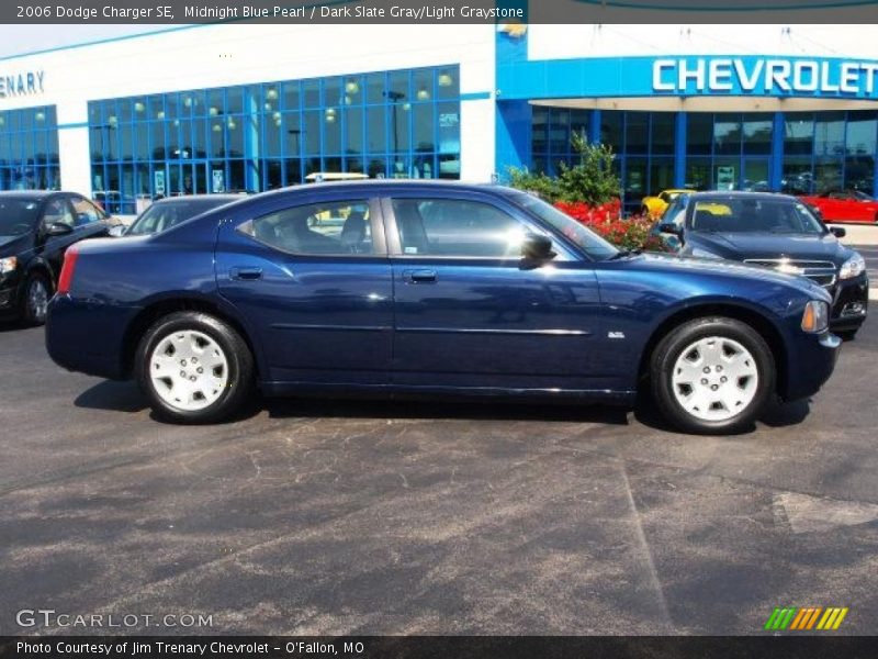 Midnight Blue Pearl / Dark Slate Gray/Light Graystone 2006 Dodge Charger SE