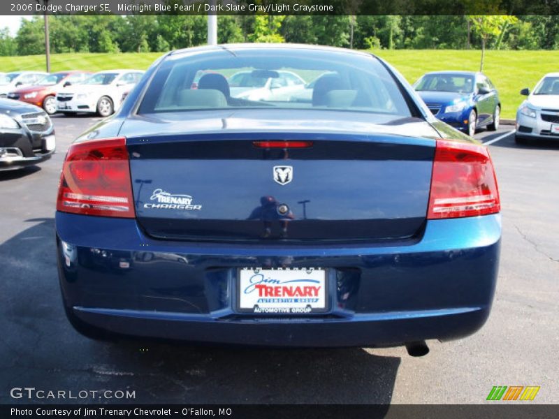 Midnight Blue Pearl / Dark Slate Gray/Light Graystone 2006 Dodge Charger SE