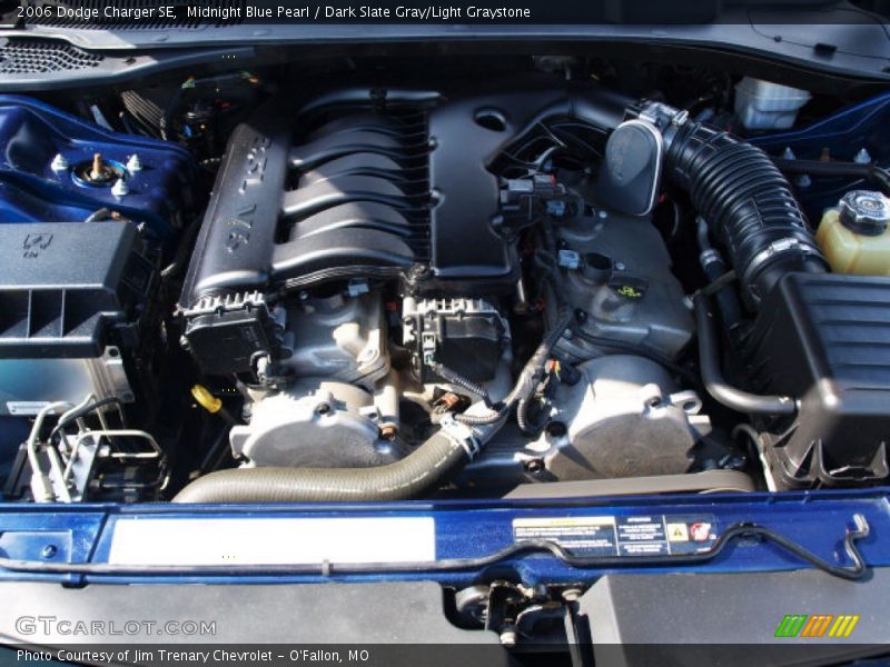 Midnight Blue Pearl / Dark Slate Gray/Light Graystone 2006 Dodge Charger SE