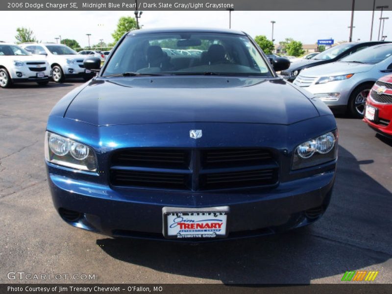 Midnight Blue Pearl / Dark Slate Gray/Light Graystone 2006 Dodge Charger SE