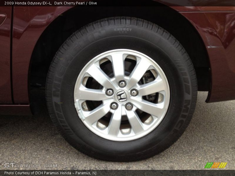 Dark Cherry Pearl / Olive 2009 Honda Odyssey EX-L