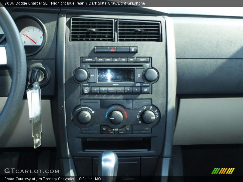 Midnight Blue Pearl / Dark Slate Gray/Light Graystone 2006 Dodge Charger SE