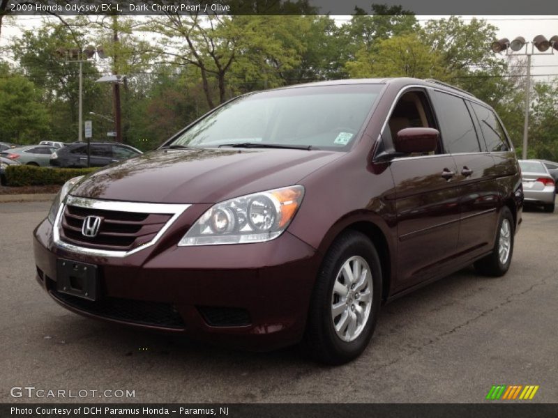 Dark Cherry Pearl / Olive 2009 Honda Odyssey EX-L