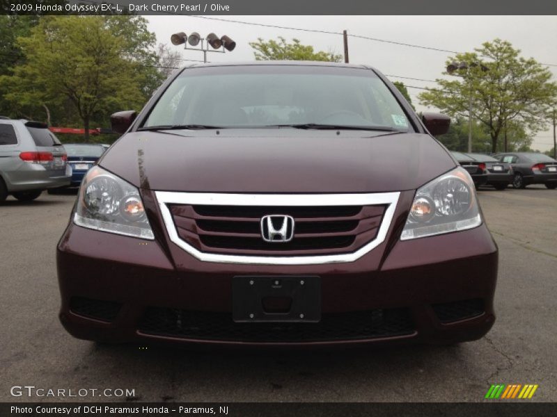 Dark Cherry Pearl / Olive 2009 Honda Odyssey EX-L