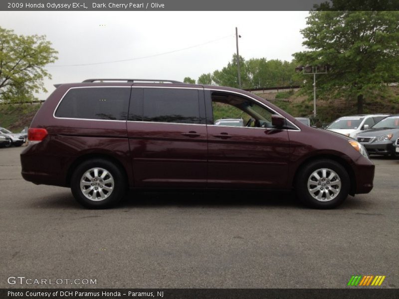 Dark Cherry Pearl / Olive 2009 Honda Odyssey EX-L