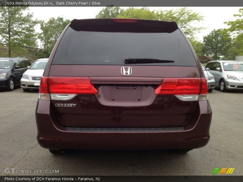 Dark Cherry Pearl / Olive 2009 Honda Odyssey EX-L