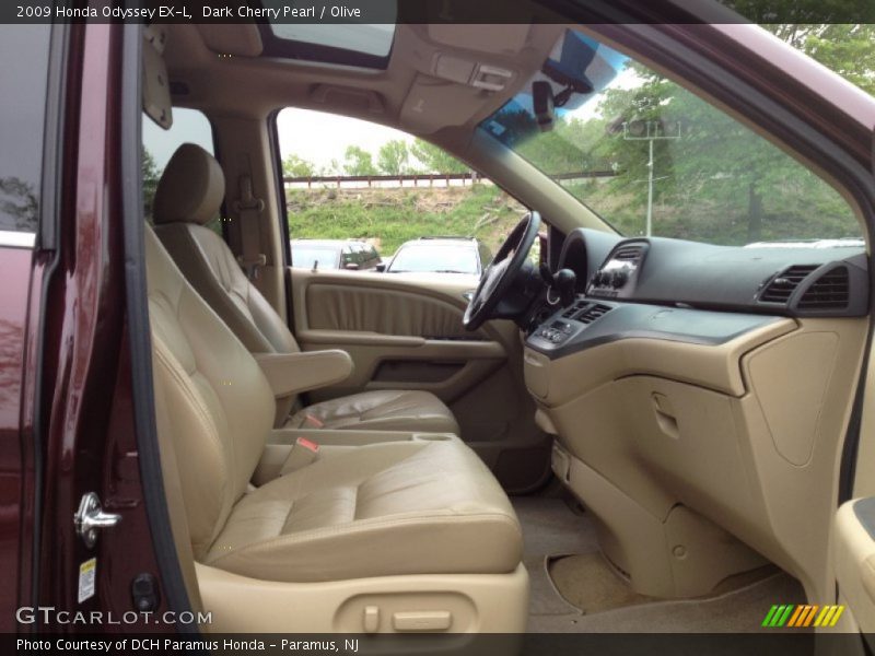 Dark Cherry Pearl / Olive 2009 Honda Odyssey EX-L