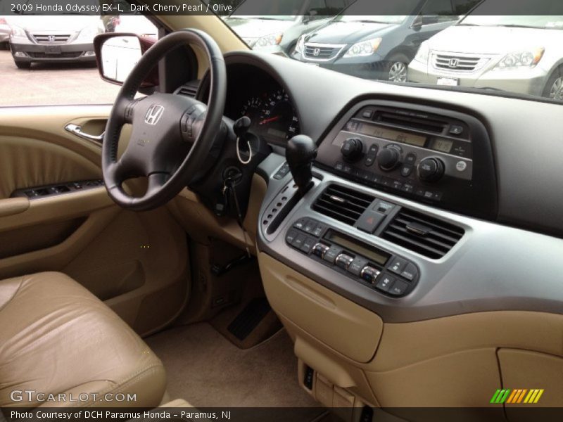 Dark Cherry Pearl / Olive 2009 Honda Odyssey EX-L