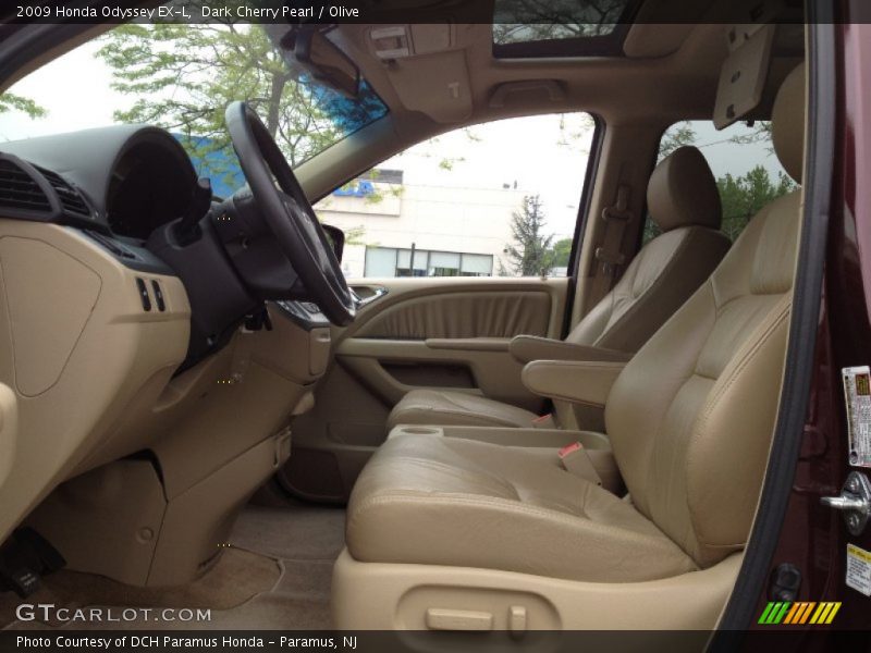 Dark Cherry Pearl / Olive 2009 Honda Odyssey EX-L