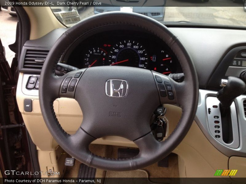 Dark Cherry Pearl / Olive 2009 Honda Odyssey EX-L