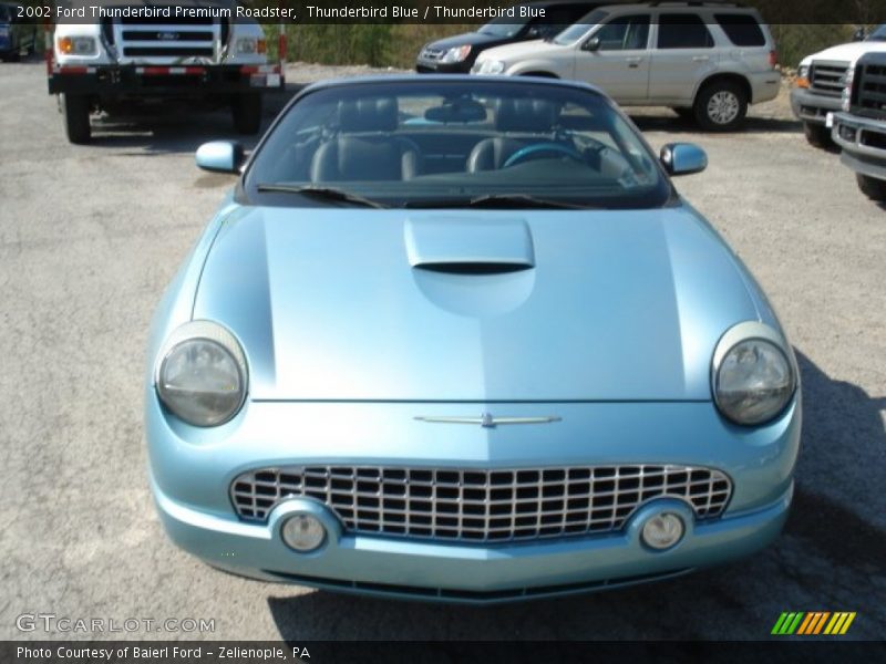 Thunderbird Blue / Thunderbird Blue 2002 Ford Thunderbird Premium Roadster