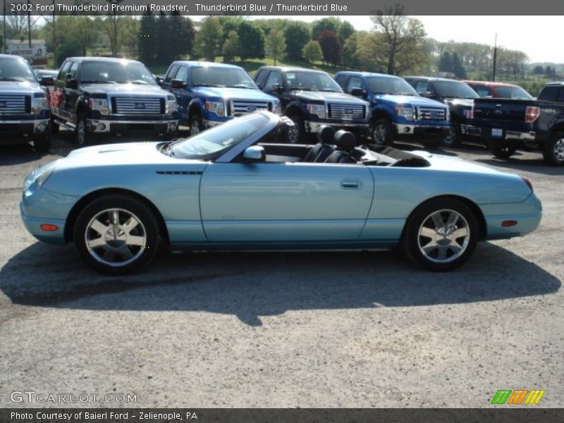 Thunderbird Blue / Thunderbird Blue 2002 Ford Thunderbird Premium Roadster