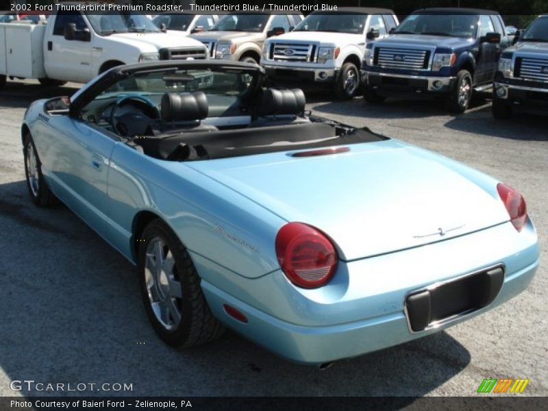Thunderbird Blue / Thunderbird Blue 2002 Ford Thunderbird Premium Roadster