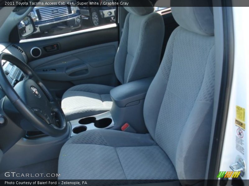 Super White / Graphite Gray 2011 Toyota Tacoma Access Cab 4x4