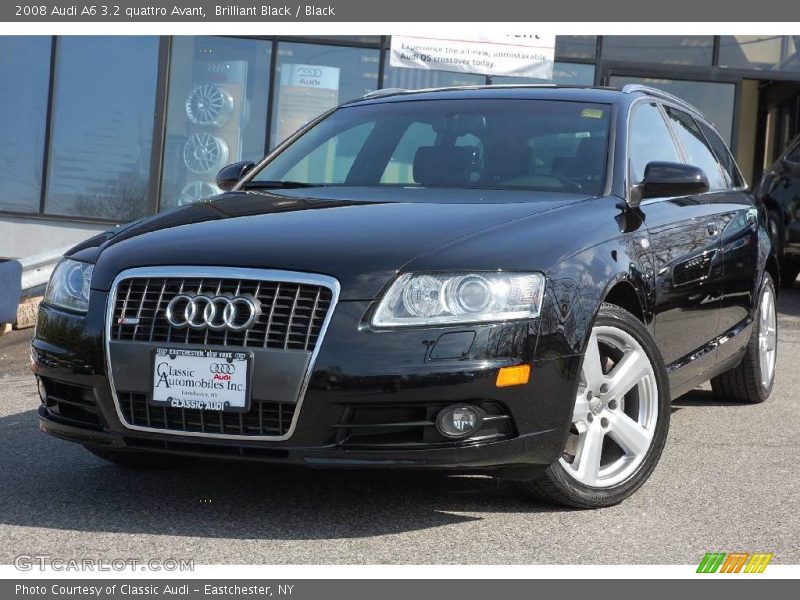 Brilliant Black / Black 2008 Audi A6 3.2 quattro Avant