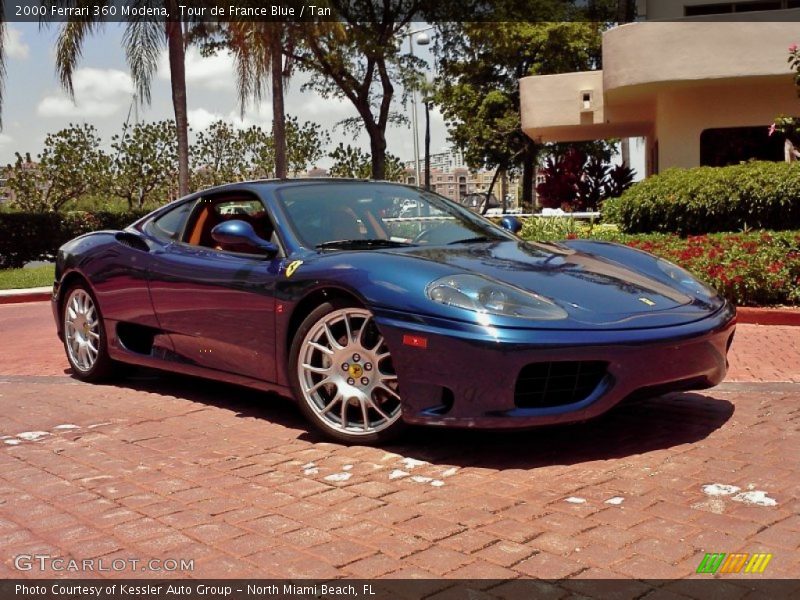 Tour de France Blue / Tan 2000 Ferrari 360 Modena