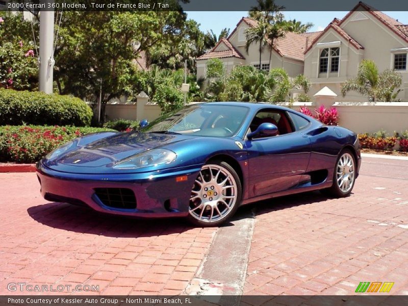 Tour de France Blue / Tan 2000 Ferrari 360 Modena