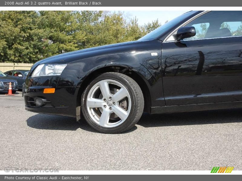 Brilliant Black / Black 2008 Audi A6 3.2 quattro Avant