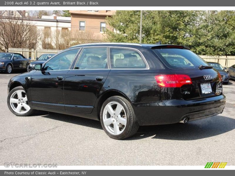Brilliant Black / Black 2008 Audi A6 3.2 quattro Avant
