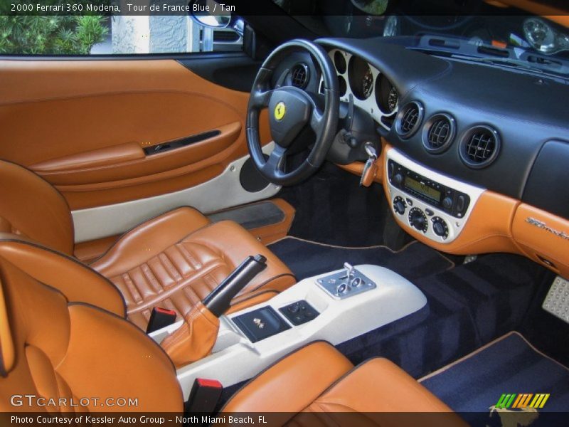 Tour de France Blue / Tan 2000 Ferrari 360 Modena