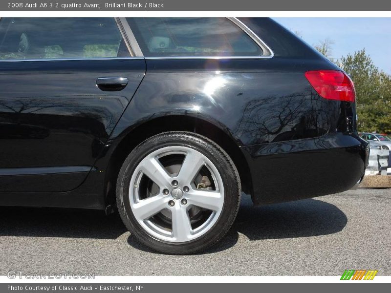 Brilliant Black / Black 2008 Audi A6 3.2 quattro Avant