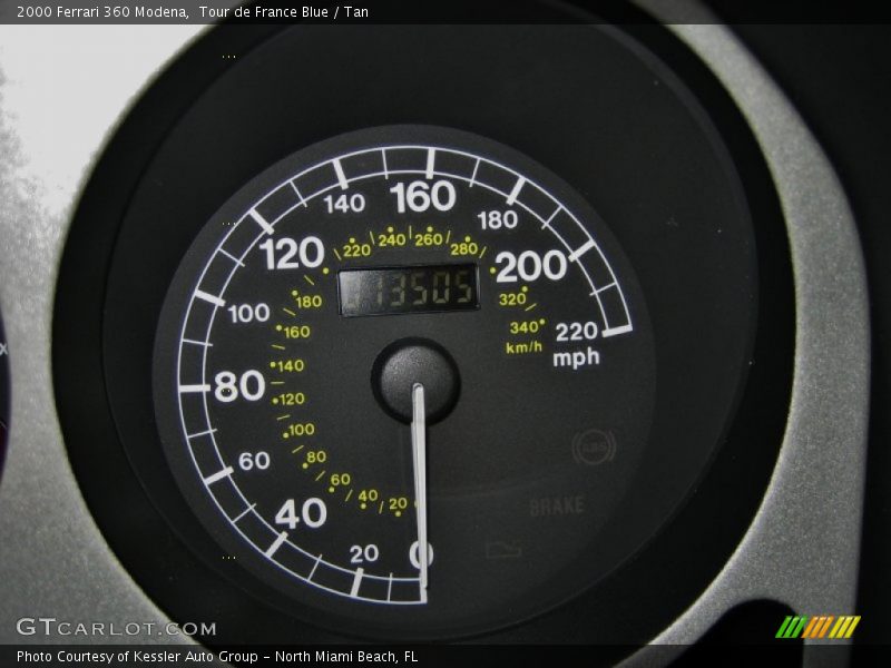 Tour de France Blue / Tan 2000 Ferrari 360 Modena