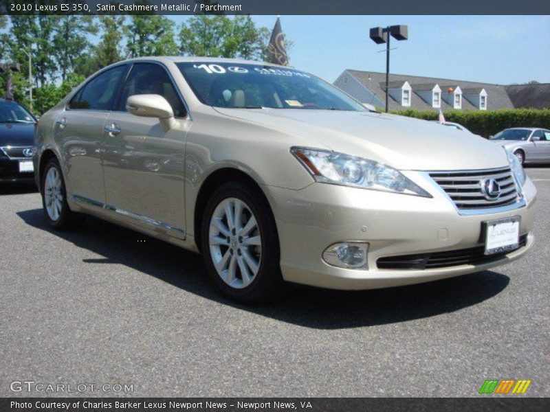 Satin Cashmere Metallic / Parchment 2010 Lexus ES 350