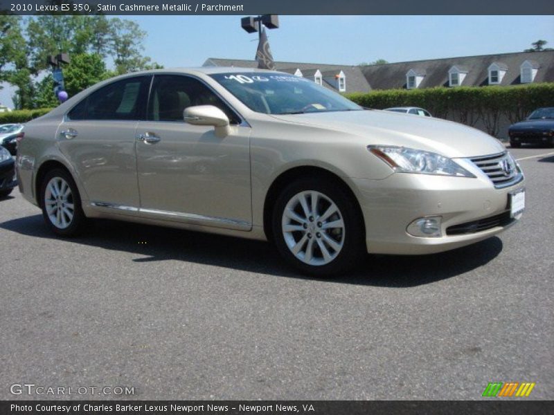 Satin Cashmere Metallic / Parchment 2010 Lexus ES 350