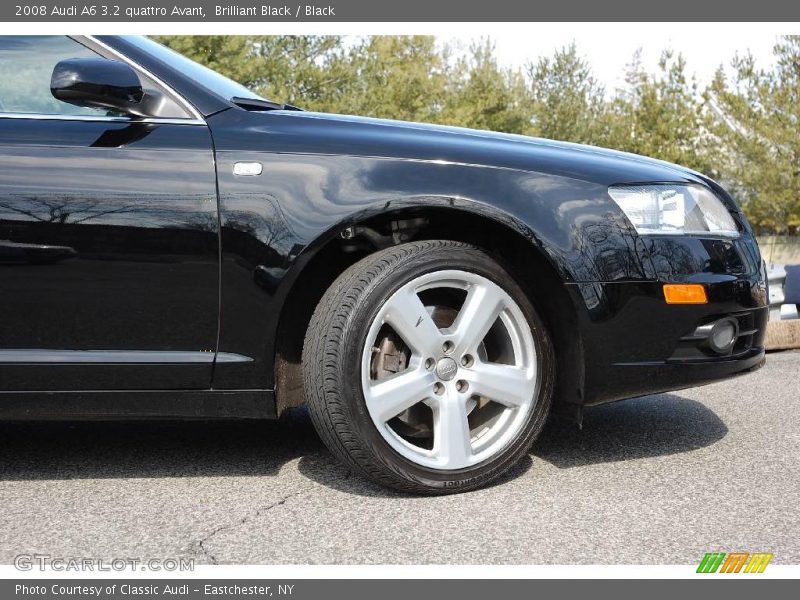 Brilliant Black / Black 2008 Audi A6 3.2 quattro Avant