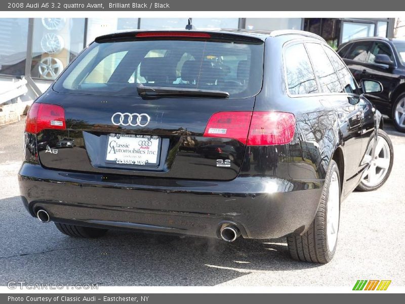 Brilliant Black / Black 2008 Audi A6 3.2 quattro Avant