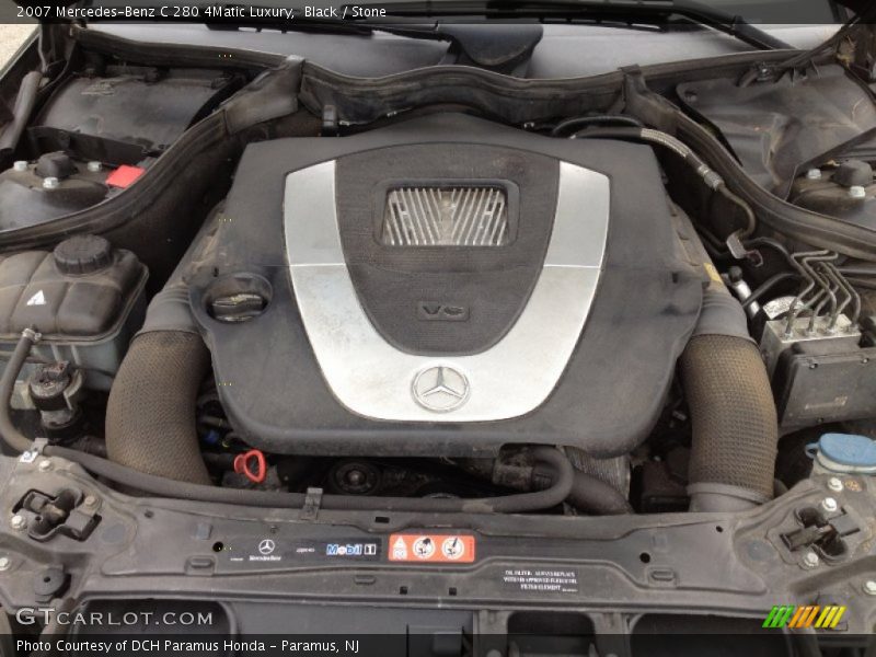 Black / Stone 2007 Mercedes-Benz C 280 4Matic Luxury