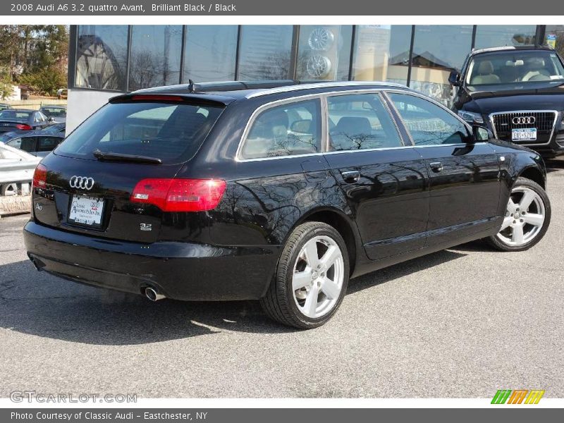 Brilliant Black / Black 2008 Audi A6 3.2 quattro Avant