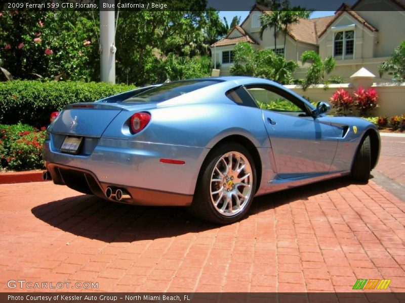 Blue California / Beige 2009 Ferrari 599 GTB Fiorano