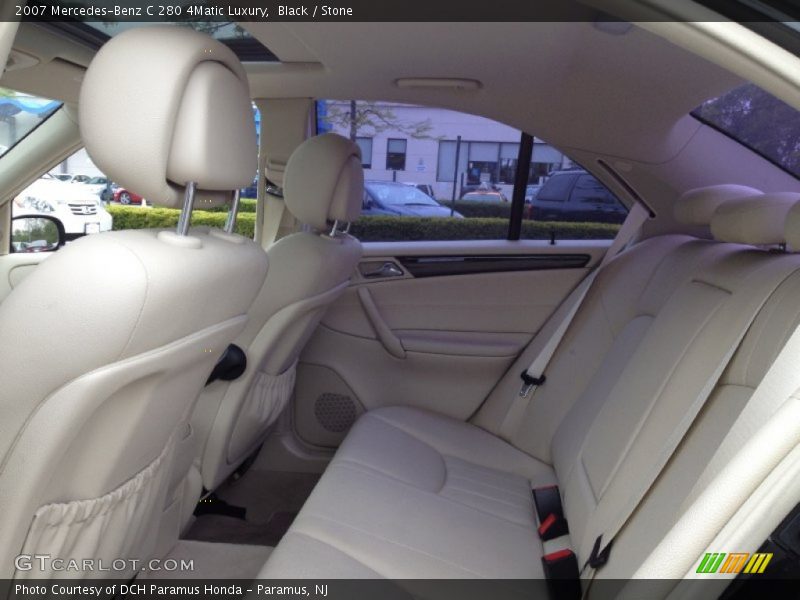 Black / Stone 2007 Mercedes-Benz C 280 4Matic Luxury