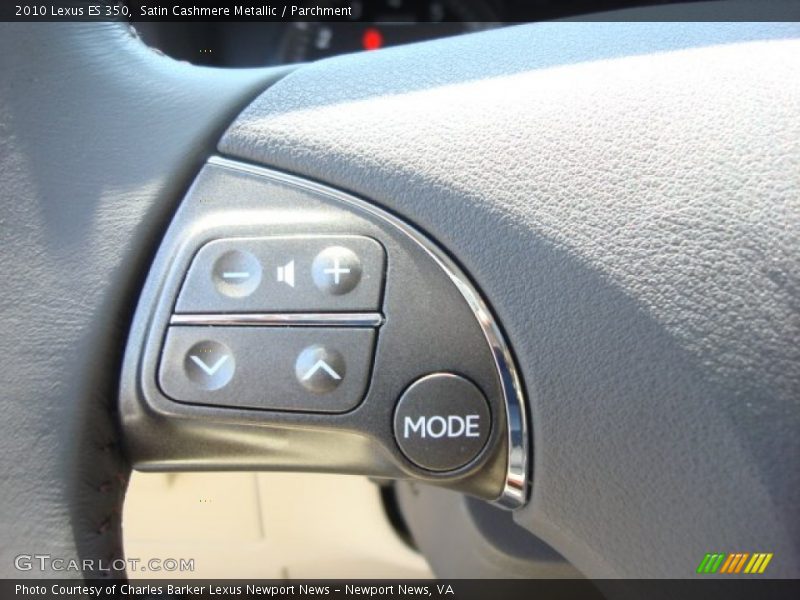 Satin Cashmere Metallic / Parchment 2010 Lexus ES 350