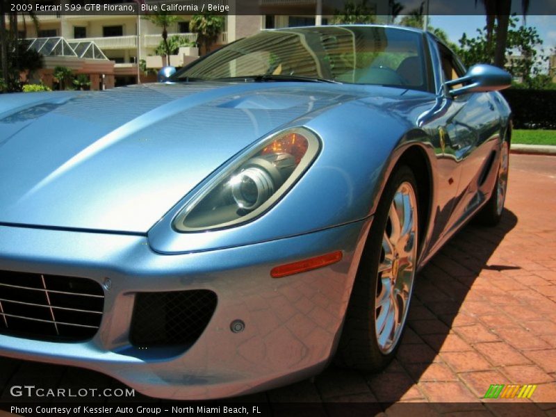 Blue California / Beige 2009 Ferrari 599 GTB Fiorano