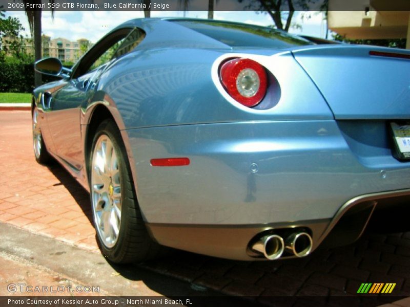 Blue California / Beige 2009 Ferrari 599 GTB Fiorano