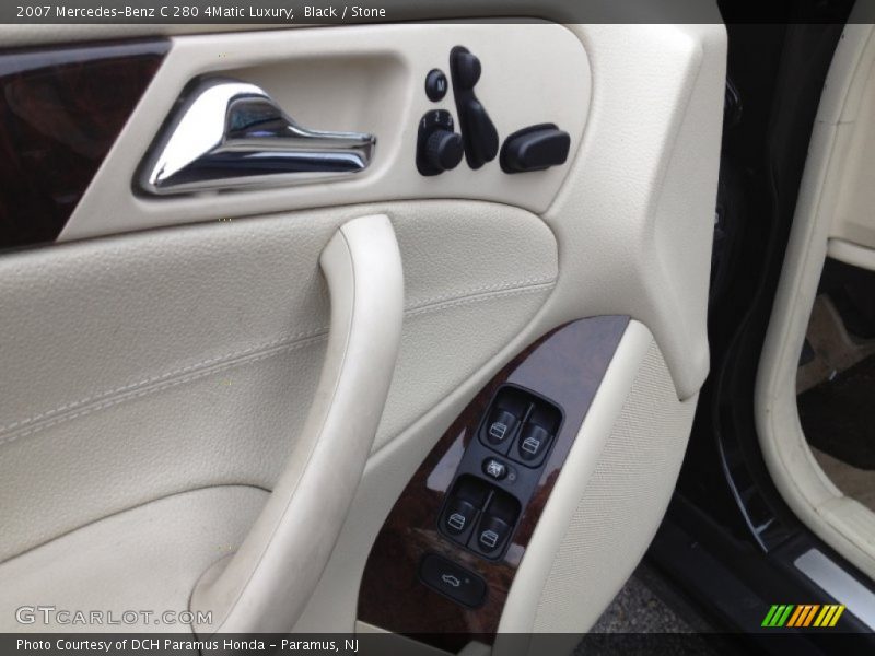 Black / Stone 2007 Mercedes-Benz C 280 4Matic Luxury