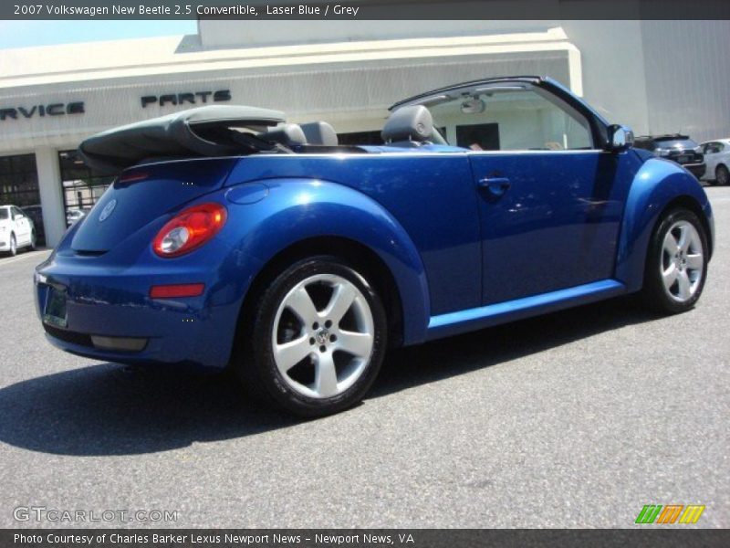 Laser Blue / Grey 2007 Volkswagen New Beetle 2.5 Convertible