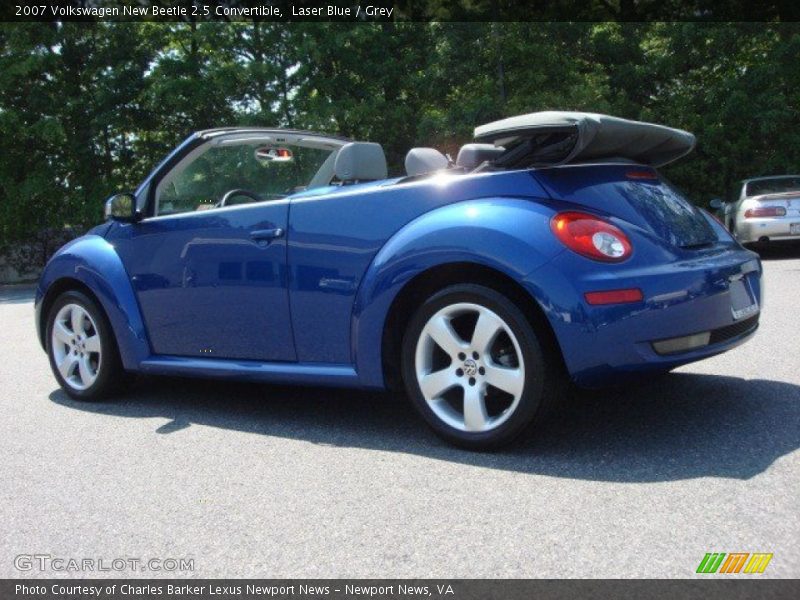 Laser Blue / Grey 2007 Volkswagen New Beetle 2.5 Convertible