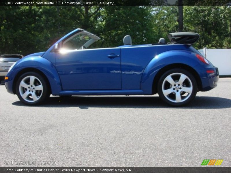 Laser Blue / Grey 2007 Volkswagen New Beetle 2.5 Convertible