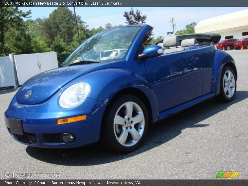 Laser Blue / Grey 2007 Volkswagen New Beetle 2.5 Convertible